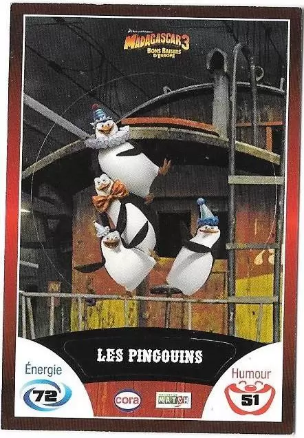 Le Collector Madagascar 3 (CORA / Match) - LES PINGOUINS - Code