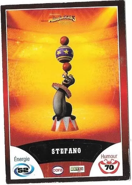 Le Collector Madagascar 3 (CORA / Match) - STEFANO - Code