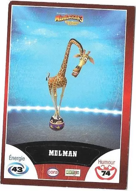 Le Collector Madagascar 3 (CORA / Match) - MELMAN - Code