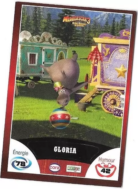 Le Collector Madagascar 3 (CORA / Match) - GLORIA - Code