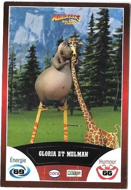 Le Collector Madagascar 3 (CORA / Match) - GLORIA ET MELMAN - Code