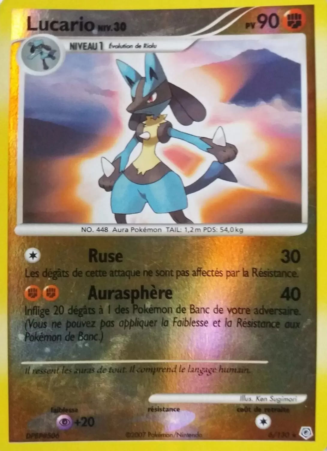 Pokémon Série Diamant et Perle - Lucario Reverse