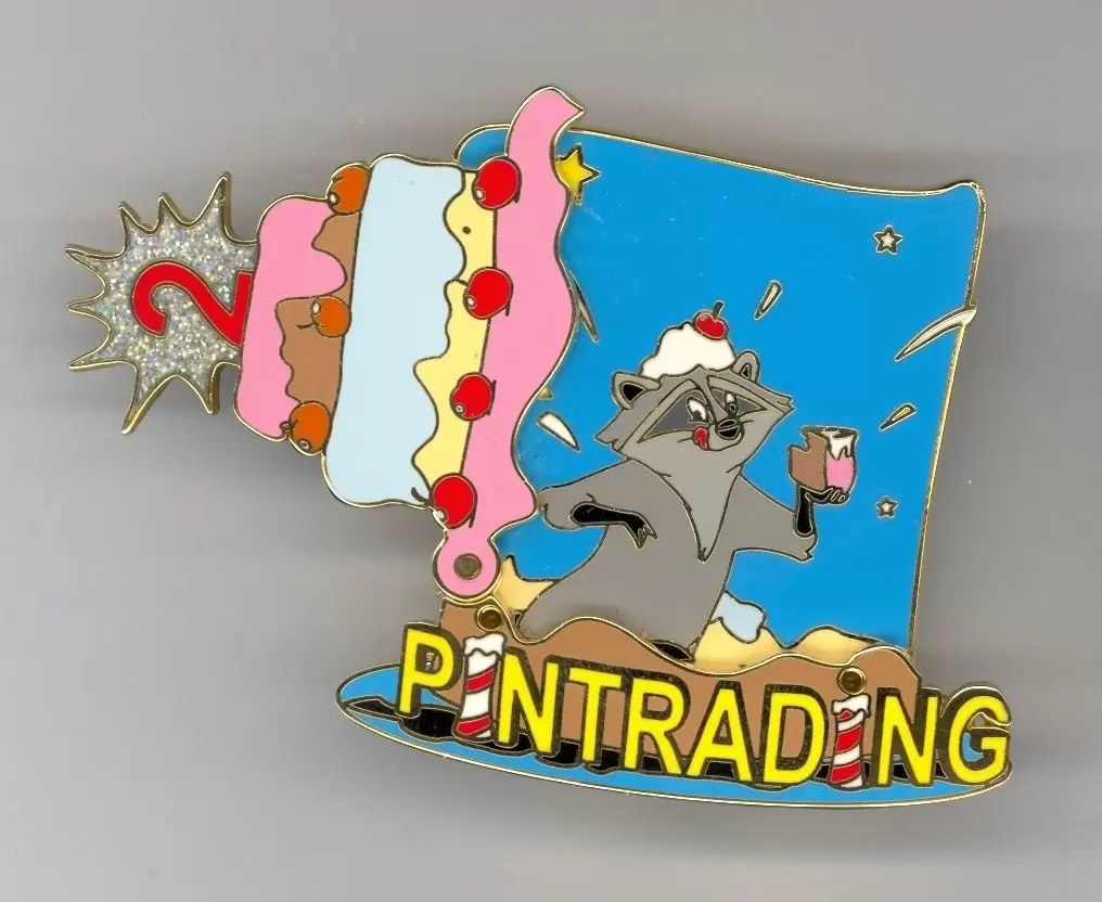 Pins Limited Edition - DLRP - Pin Trading Meeko (2 Year Anniversary)