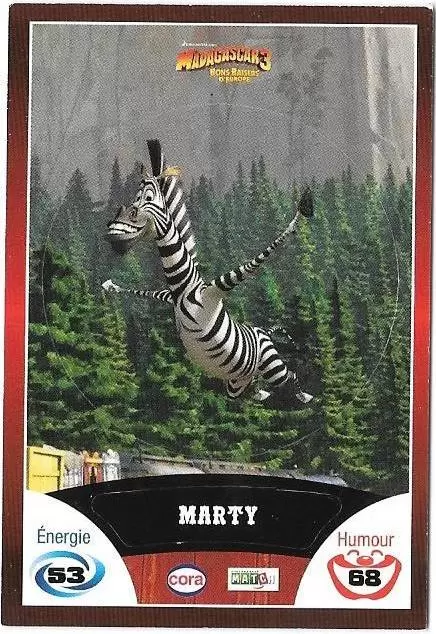 Le Collector Madagascar 3 (CORA / Match) - MARTY - Code