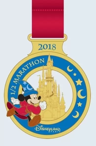 Run Disney - Run Disney 2018 Medal 1/2 Marathon