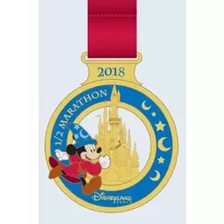Run Disney 2018 Medal 1/2 Marathon
