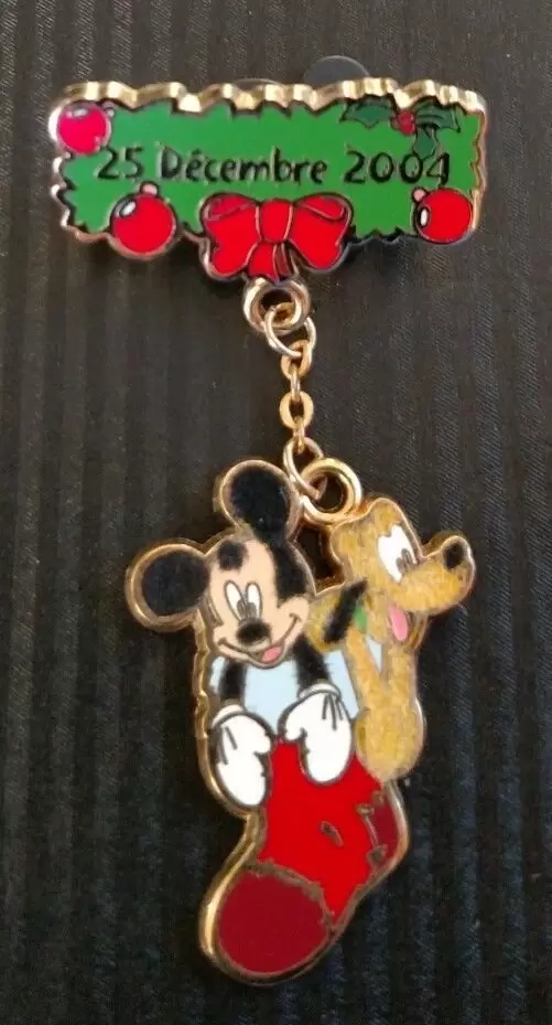 Pins Limited Edition - Mickey & Pluto December 25th 2004