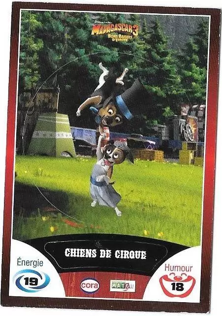 Le Collector Madagascar 3 (CORA / Match) - CHIENS DE CIRQUE - Code