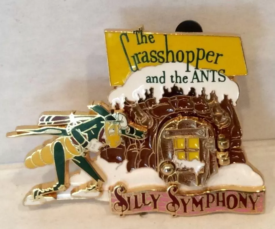Silly Symphony Pin Set - DLRP - Silly Symphony (Grasshopper & the Ants)