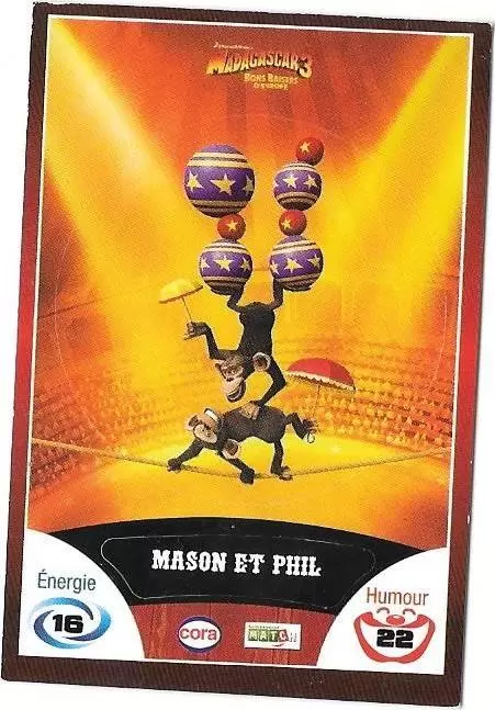 Le Collector Madagascar 3 (CORA / Match) - MASON ET PHIL - Code