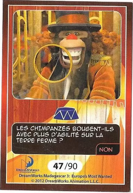 Le Collector Madagascar 3 (CORA / Match) - MASON ET PHIL - Question 3