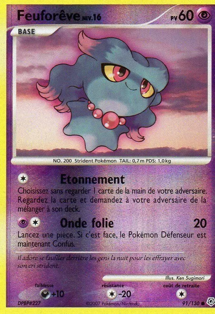 Pokémon Série Diamant et Perle - Feuforêve Reverse