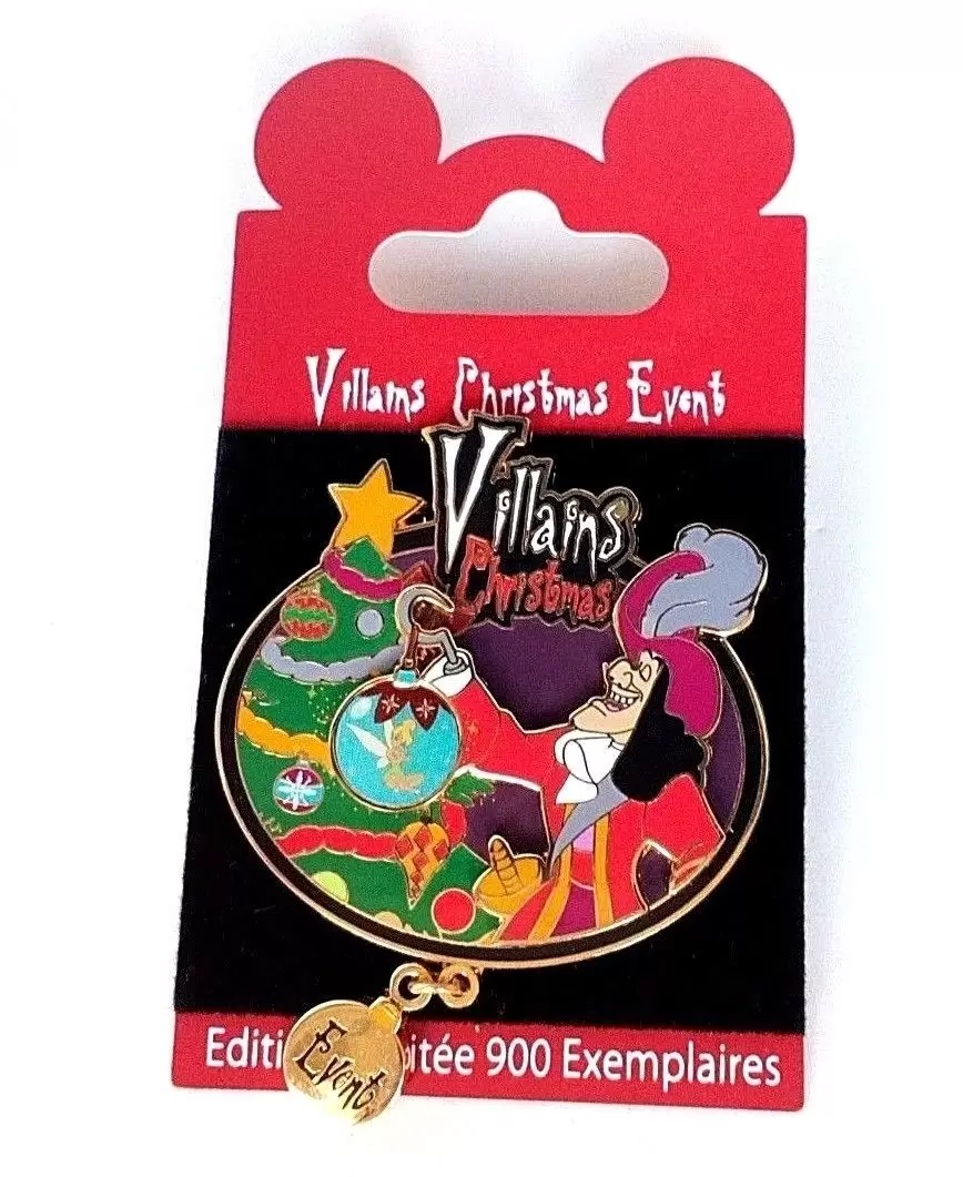 Pins Limited Edition - Villains Christmas Captain Hook