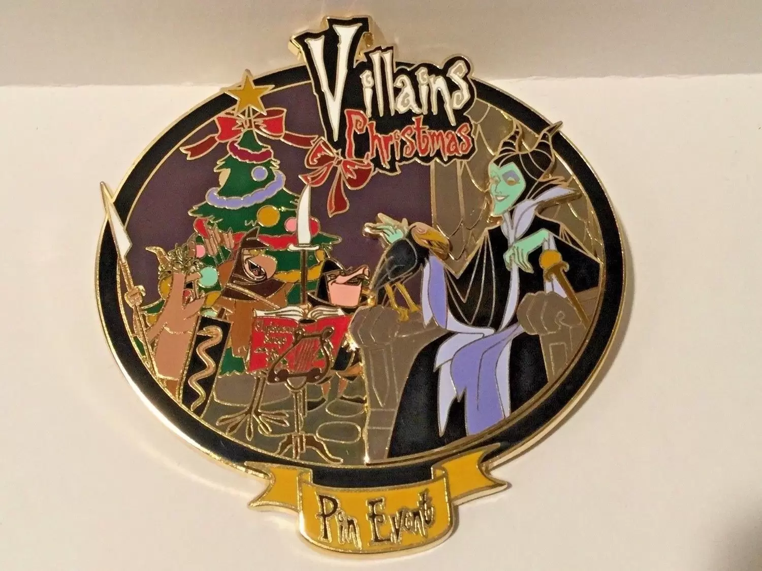 Pins Limited Edition - Jumbo  Villains Christmas Maleficent