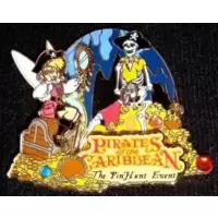 Pirates of The Caribbean Pin Hunt Event Tinker Bell