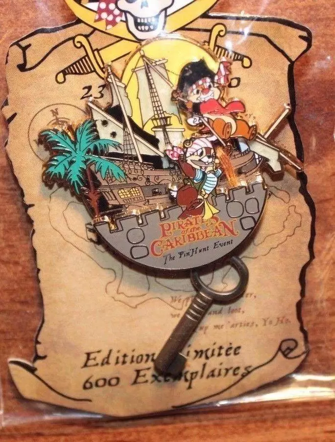 Pin\'s Edition Limitée - Pirates of The Caribbean Pin Hunt Event Tic & Tac