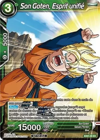 Expansion Booster - Mighty Heroes [EX01] - Son Goten, Esprit unifié