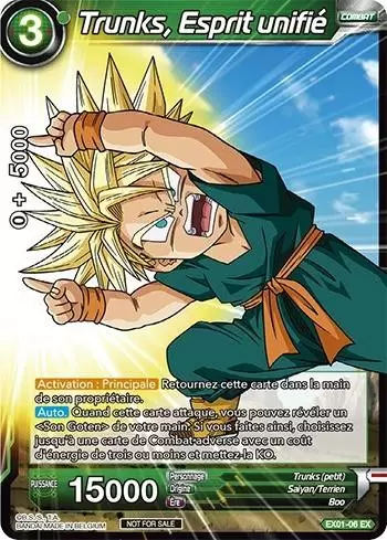 Expansion Booster - Mighty Heroes [EX01] - Trunks, Esprit unifié