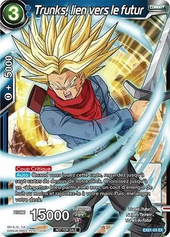 Expansion Booster - Mighty Heroes [EX01] - Trunks, lien vers le futur
