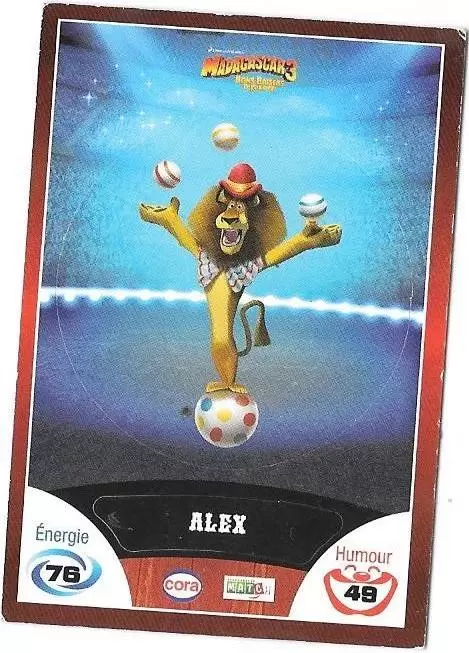 Le Collector Madagascar 3 (CORA / Match) - ALEX - Code