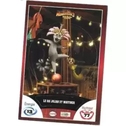 LE ROI JULIAN ET MORTIMER - Code (C51) - Le Collector Madagascar 3 (CORA / Match)