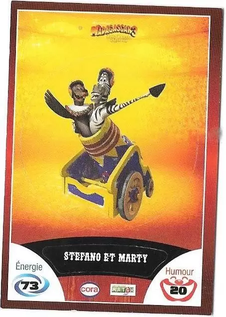 Le Collector Madagascar 3 (CORA / Match) - STEFANO ET MARTY - Code