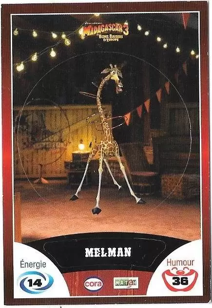 Le Collector Madagascar 3 (CORA / Match) - MELMAN - Code