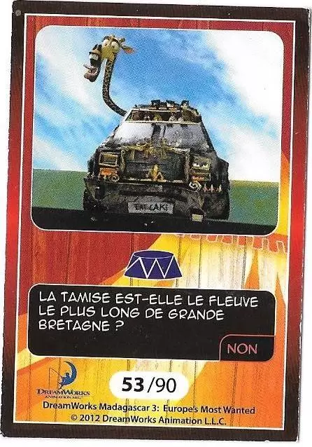 Le Collector Madagascar 3 (CORA / Match) - MELMAN - Question 2