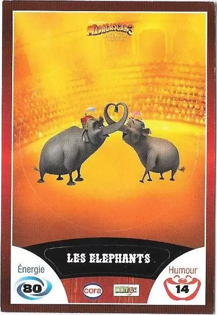 Le Collector Madagascar 3 (CORA / Match) - LES ELEPHANTS - Code