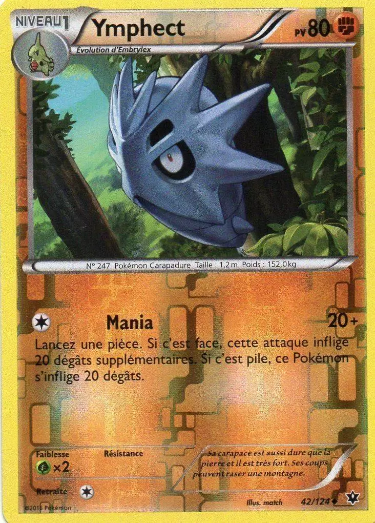 Pokémon XY Impact des destins - Ymphect Reverse