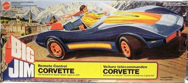 Big Jim Vehicles & accessories - Remote Control Corvette