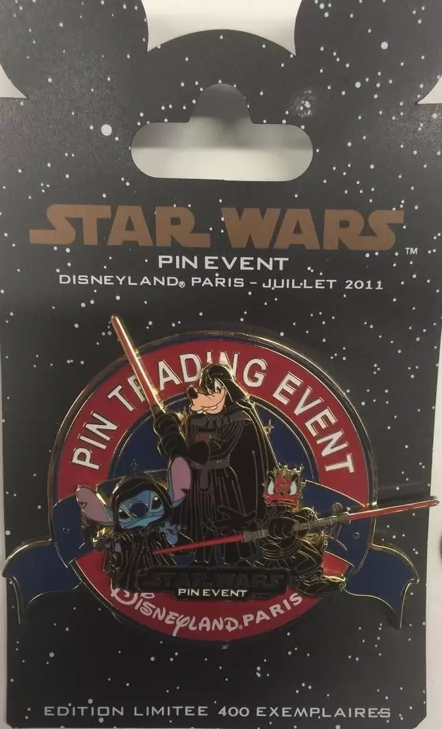 Disney - Pin Trading Event - Jumbo Stitch, Goofy & Donald as Star Wars