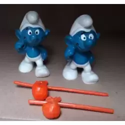 Smurf with stick bag (Bully)