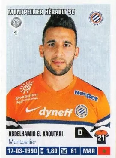 Foot 2013-2014 - Abdelhamid El Kaoutari - Montpellier Herault SC