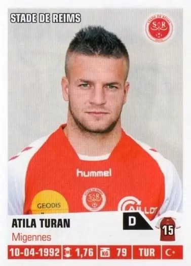Foot 2013-2014 - Atila Turan - Stade de Reims