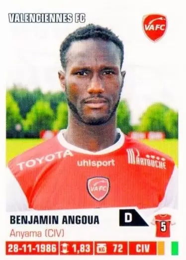 Foot 2013-2014 - Benjamin Angoua - Valenciennes FC