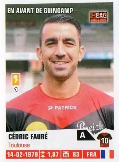 Foot 2013-2014 - Cedric Faure - En Avant de Guingamp