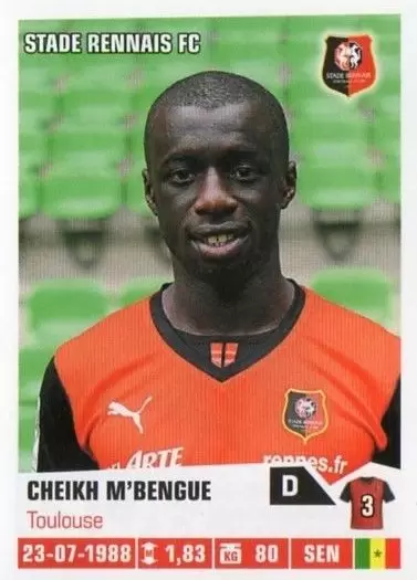 Foot 2013-2014 (France) - Cheikh M\'Bengue - Stade Rennais FC