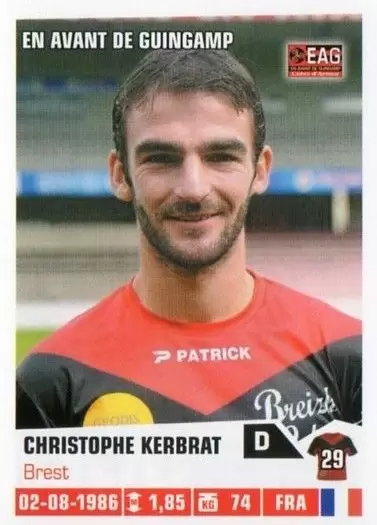 Foot 2013-2014 - Christophe Kerbrat - En Avant de Guingamp