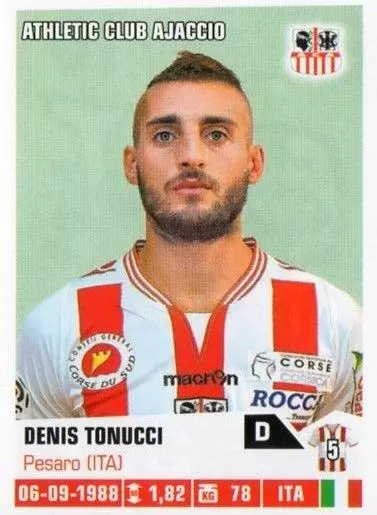 Foot 2013-2014 - Denis Tonucci - Athletic Club Ajaccio