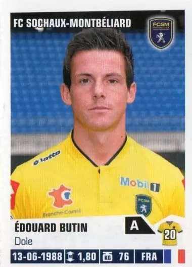 Foot 2013-2014 - Edouard Butin - FC Sochaux-Montbeliard