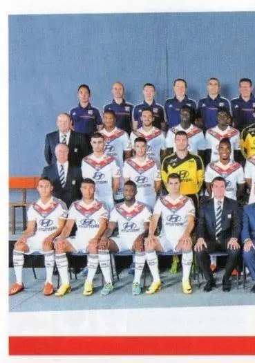 Foot 2013-2014 (France) - Equipe (puzzle 1) - Olympique Lyonnais
