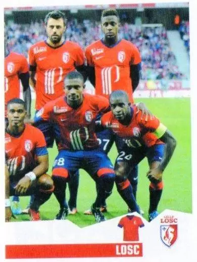 Foot 2013-2014 (France) - Equipe (puzzle 2) - Lille Olympique SC
