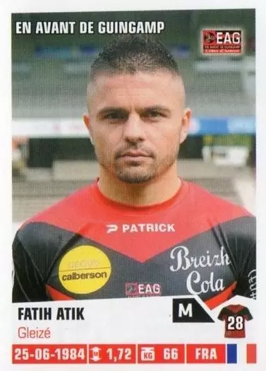 Foot 2013-2014 - Fatih Atik - En Avant de Guingamp