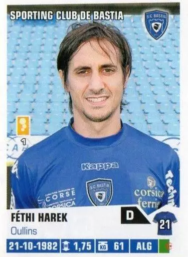 Foot 2013-2014 - Fethi Harek - Sporting Club de Bastia