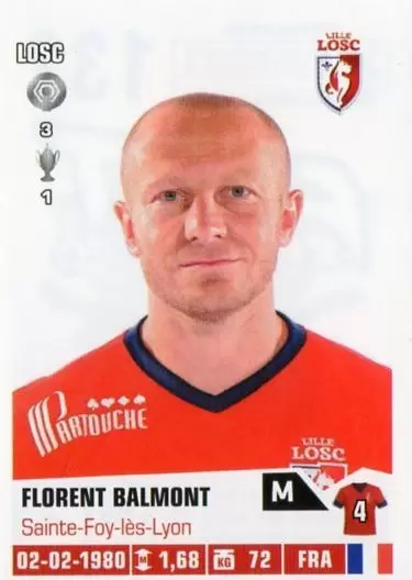 Foot 2013-2014 - Florent Balmont - Lille Olympique SC