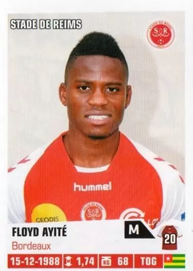 Foot 2013-2014 - Floyd Ayite - Stade de Reims