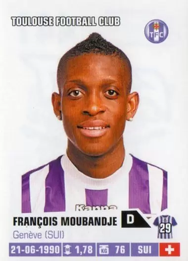 Foot 2013-2014 - Francois Moubandje - Toulouse Football Club