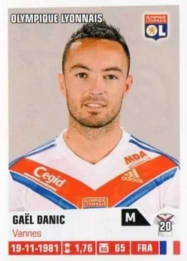 Foot 2013-2014 - Gael Danic - Olympique Lyonnais
