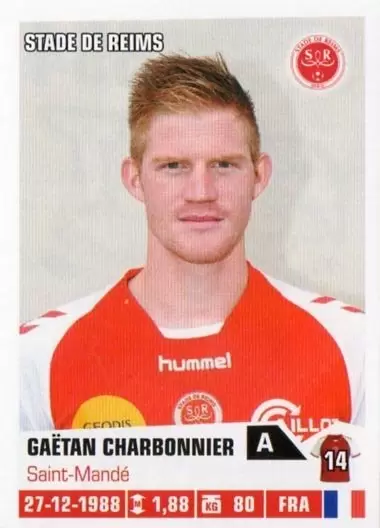 Foot 2013-2014 - Gaetan Charbonnier - Stade de Reims